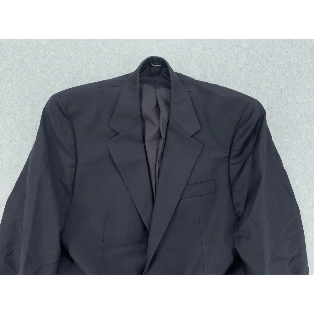 Lauren‎ Ralph Lauren Wool Blazer 40R Navy Gold Button Sport Coat Woolmark